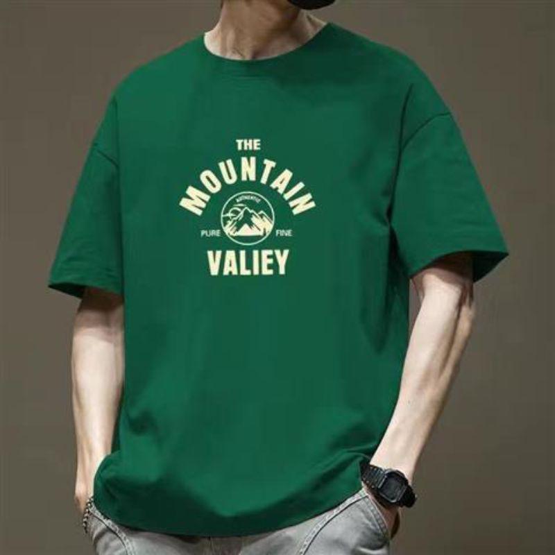 

Хлопковая футболка с коротким рукавом Модная на все случаи жизни Дышащая летняя спортивная футболка Мужской топ 3XL