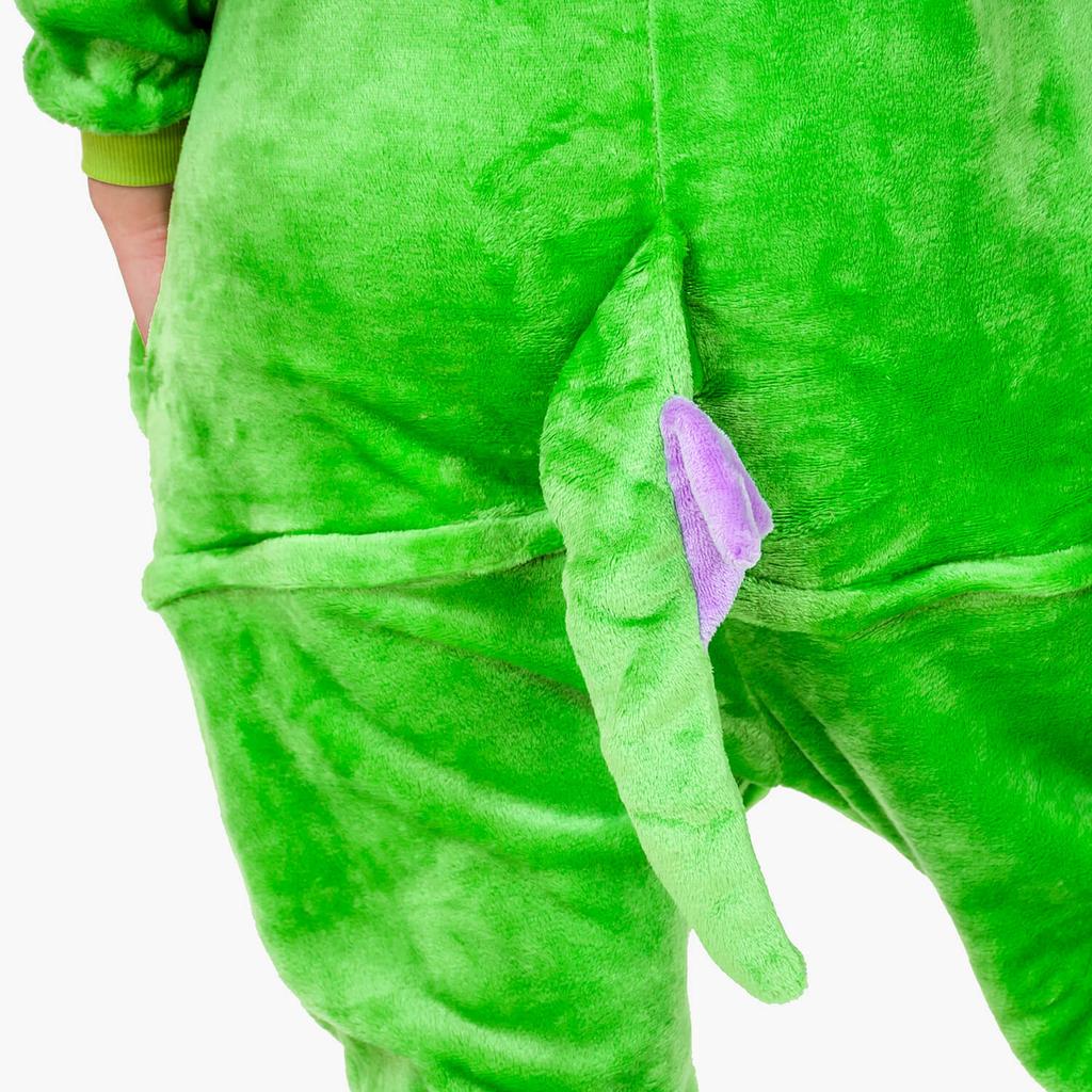 Dámské kigurumi pyžamo overal krokodýl teplý jednodílný kostým XL Onesie Kostým A105 - L