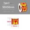 Large Fragile Label - Handle with Care: Do Not Drop, Do Not Press, Express Delivery, Heavy Pressure