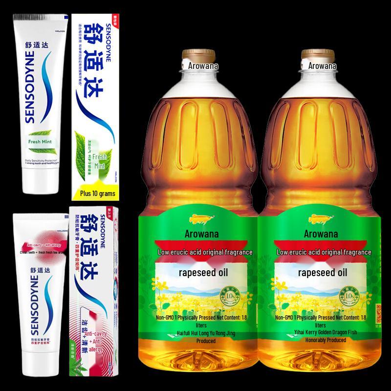 Sensodyne Toothpaste & Rapeseed Oil Promotional Set