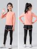 Treningsdresssett for barn for jenter og barn Kortermet barneskole junior yoga trening løping atletisk bord bomull [MIIFIT] Gutter,