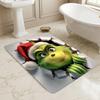 Weihnachten Grinch Wohnzimmer Rutschfester Bereichsteppich Weicher Teppich für Schlafzimmer Spielzimmer Sofa Büro Heimdekoration Fußmatte Weihnachtsgeschenk C9211503