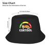 Unisex Low Cortisol Level Cats Meme Bucket Hat  Portable Fisherman Hats Summer Korean Hunting Caps Hawaii Pattern Sun Hat