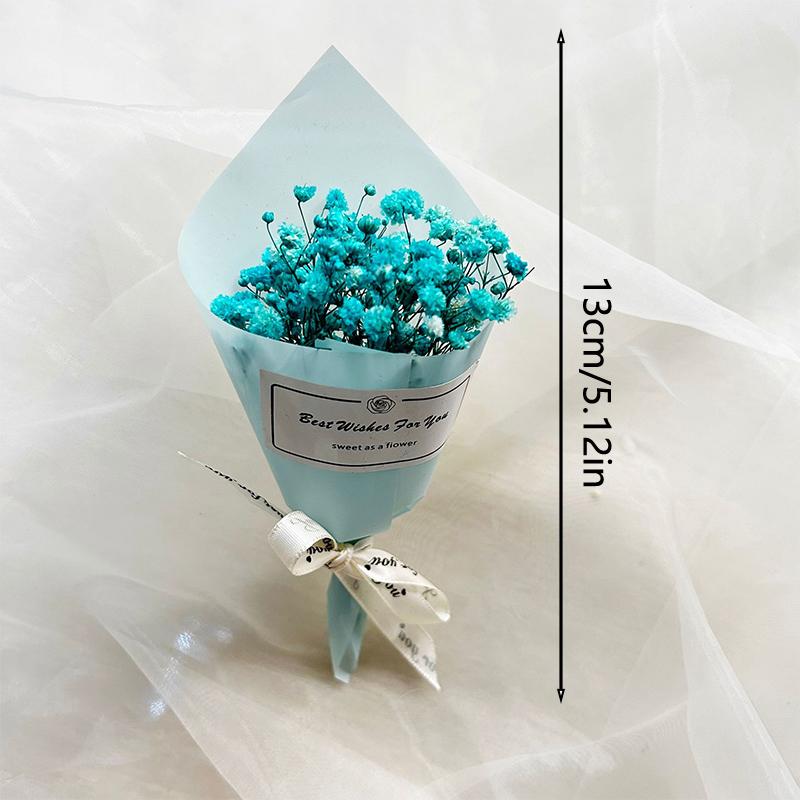 Small Bouquet Dried Eternal Flowers Car Interior Air Outlet Fragrance Clip Car Decoration Ornaments