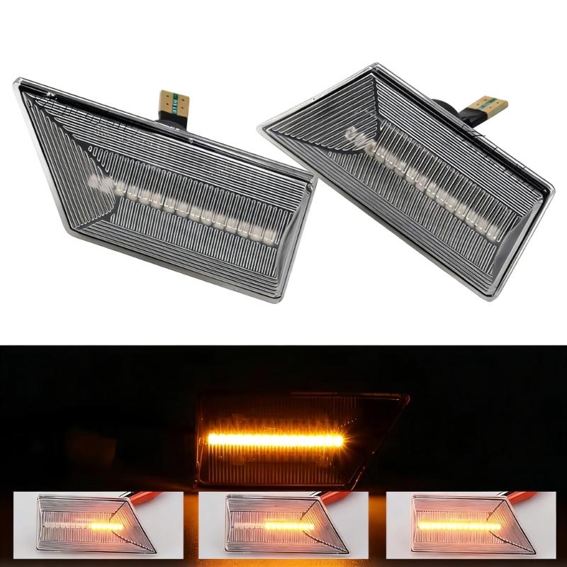 LED Dynamische Sequenzielle Blinkerleuchten für Vectra C Signum Einfache Installation ABS Seitenmarkierungsleuchte