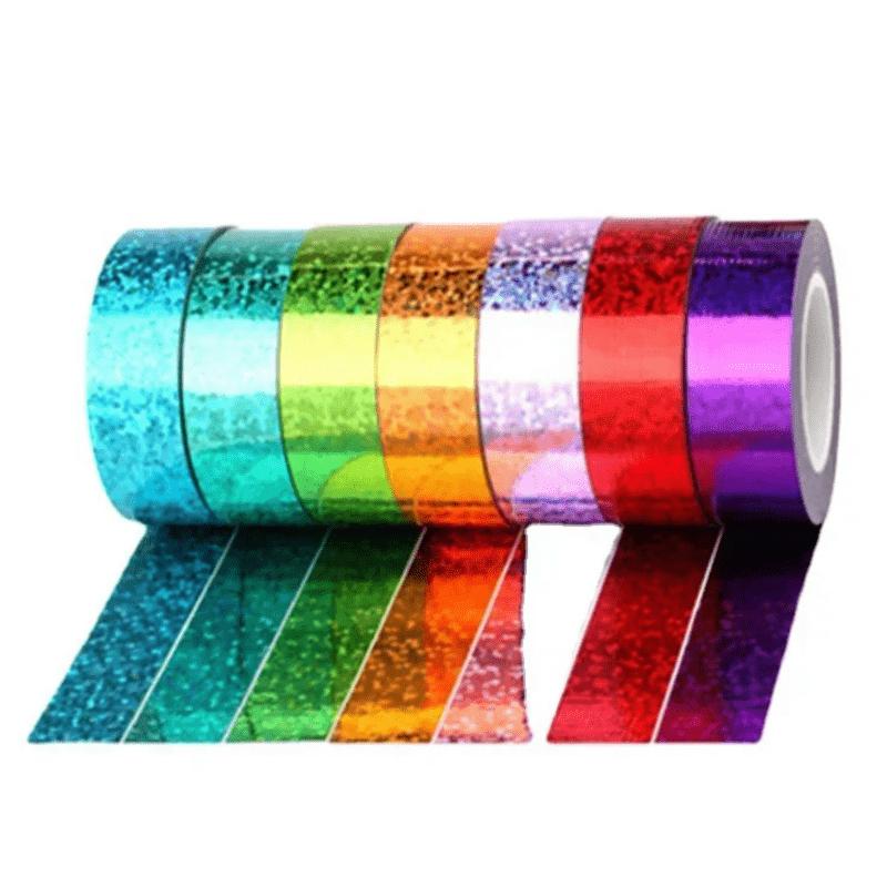 BOPP Tape Golden Red Black Silver Dot Carpet Tape Aluminized Film Tape Stationery Office Stickers