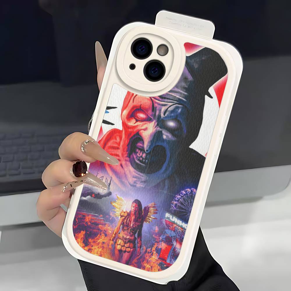 

Horror Movie Terrifier Phone Case Hard Leather For IPhone 14 13 16 Mini 15 14 11 12 Pro Max Plus Fundas iphone 13promax