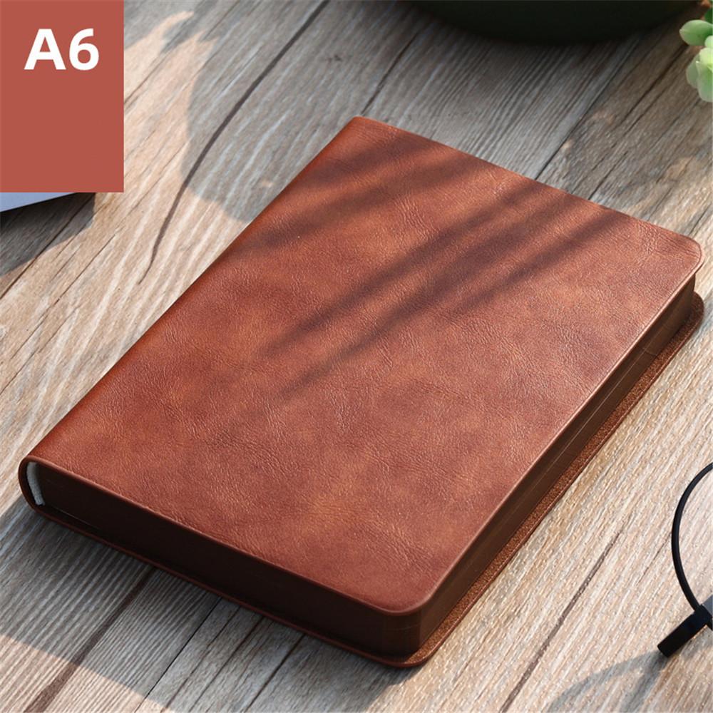 New Pocket A6 Planner Daily Memo Mini Note Book Notebook Portable Vintage Pattern PU Leather Notebook Diary Notepad Stationery