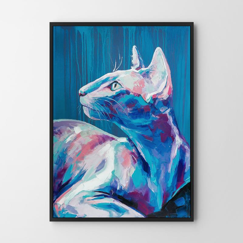 Poster Portrait Cat Picture