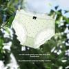 Ladies Spring and Summer Cute Saucy Polka Dot Ice Silk No Trace 10A Antibacterial Crotch Waist Triangle Briefs