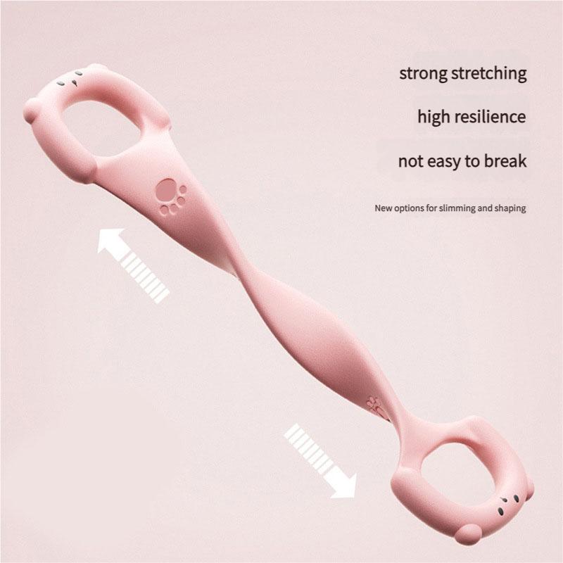 8-Shape Resistance Band Back Shoulder Trainer Thickened Elastic Rope Home Yoga Pull Stretcher Portable Fitness Equipment Women Men