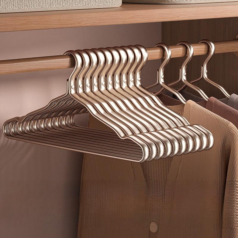 Clothes Hangers Metal, Smooth Surface Shirt Dress Hanger, Durable Heavy Duty Coat Hangers, Standard Hangers for Jacket Trouser