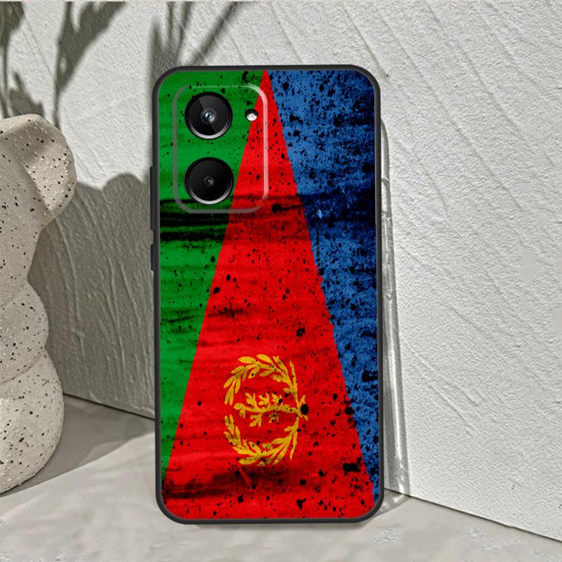 Eritrea Flag For Realme 15 14 10 11 12 13 Pro Plus C65 C67 C75 C63 C61 C55 C51 C53 C35 GT6 GT7 Pro Case