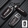 For Audi 8P Leather NEW Car Remote Key Case Cover Shell For Audi A3 8V A4 B8 B9 A5 A6 C7 A7 A8 Q3 Q5 Q7 S4 S6 S7 S8 R8 TT Holder Accessories