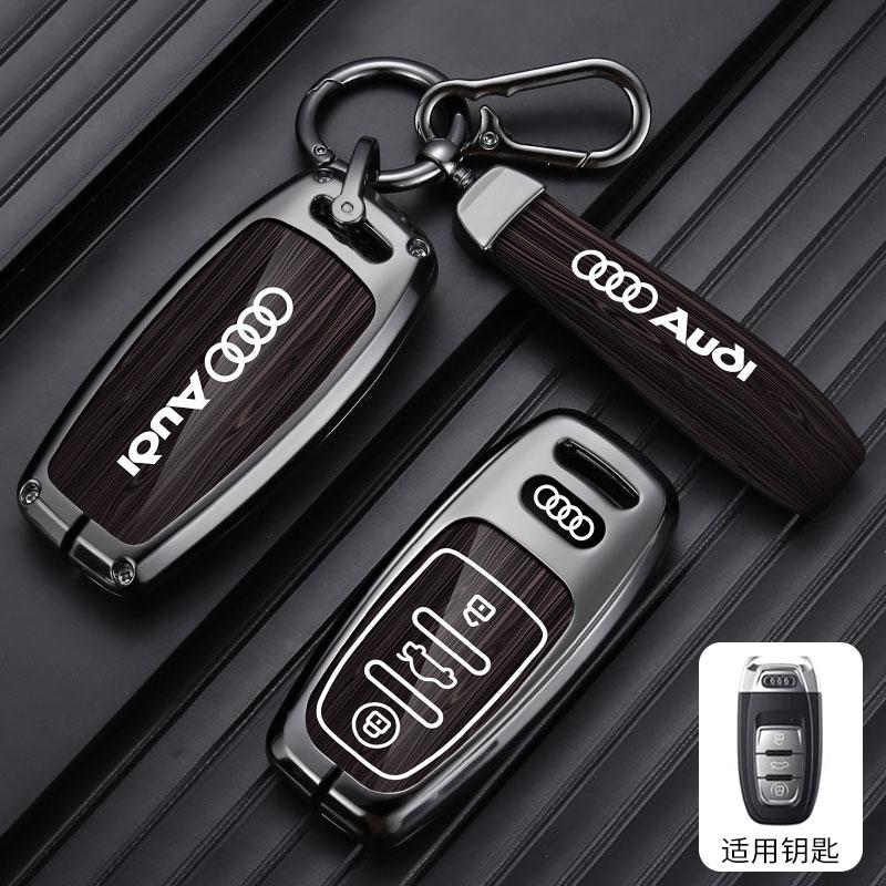 For Audi 8P Leather NEW Car Remote Key Case Cover Shell For Audi A3 8V A4 B8 B9 A5 A6 C7 A7 A8 Q3 Q5 Q7 S4 S6 S7 S8 R8 TT Holder Accessories