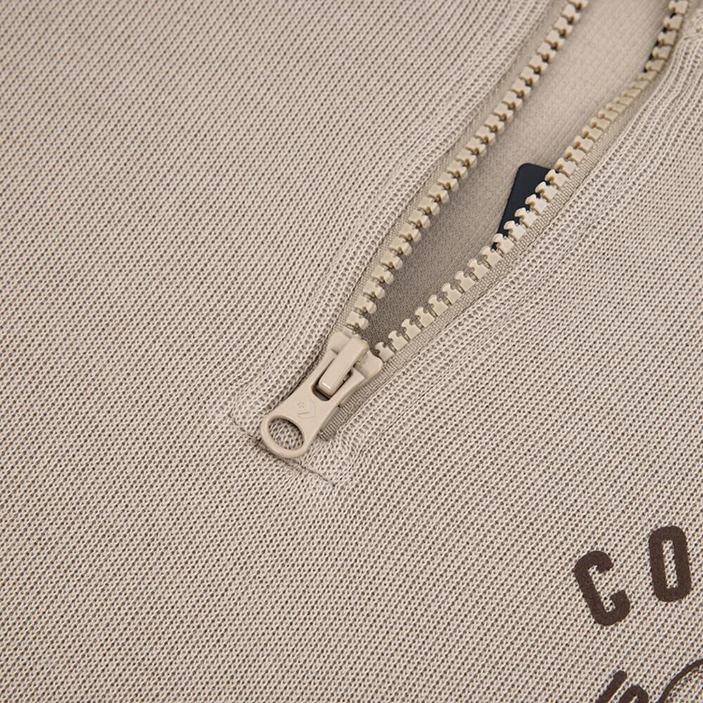 Converse Sweatshirts Unisex Khaki Half Turtleneck Moderate UCJ083-X9V