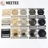 1/2/4/5Pcs Meetee 50mm Metal Belt Buckles Decor Button for Windbreaker Coat Down Jacket Sewing Clasp Buttons Clothes Accessory