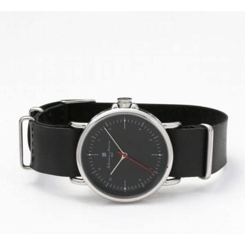 Salvatore Marra Stainless Steel Quartz Watch SM22104-SSBK Men's