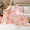 Gingerbread Man Christmas Throw Blanket for Adults Holiday Tree and Cookie Theme for Bedroom Couch Travel Home Decor