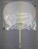 Plain White Polyester Regular Set of 200 Fans, Size,