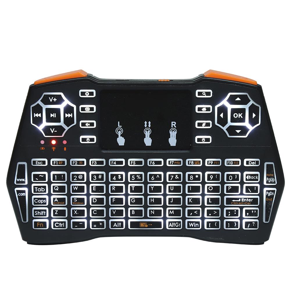 

i8plus литиевая батарея светодиодная подсветка беспроводная многофункциональная мини-клавиатура с тачпадом