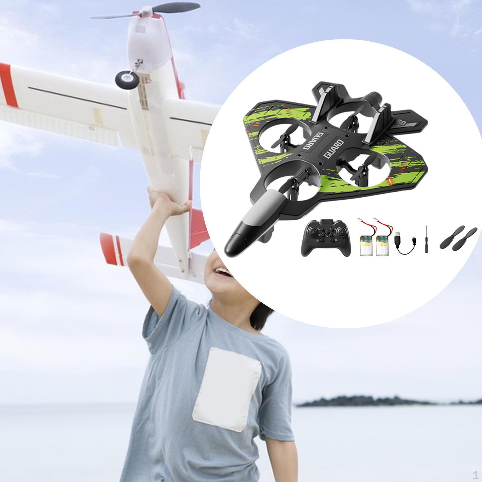 

6 Channel Remote Control Airplane Model for Outdoor Use USB Rechargeable Glider EVA Aircraft зелений