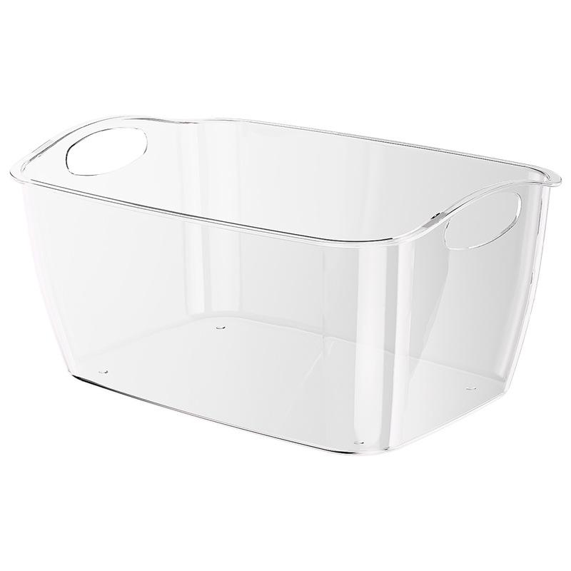 

Transparent Handheld Storage Box for Kitchen and Living Room