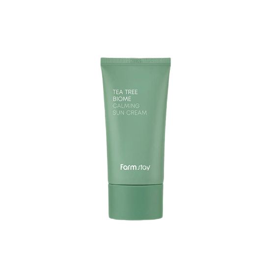 

Farmstay Tea Tree Biome Calming Sunscreen SPF50+ PA++++ Soothing UV Protection 50ml