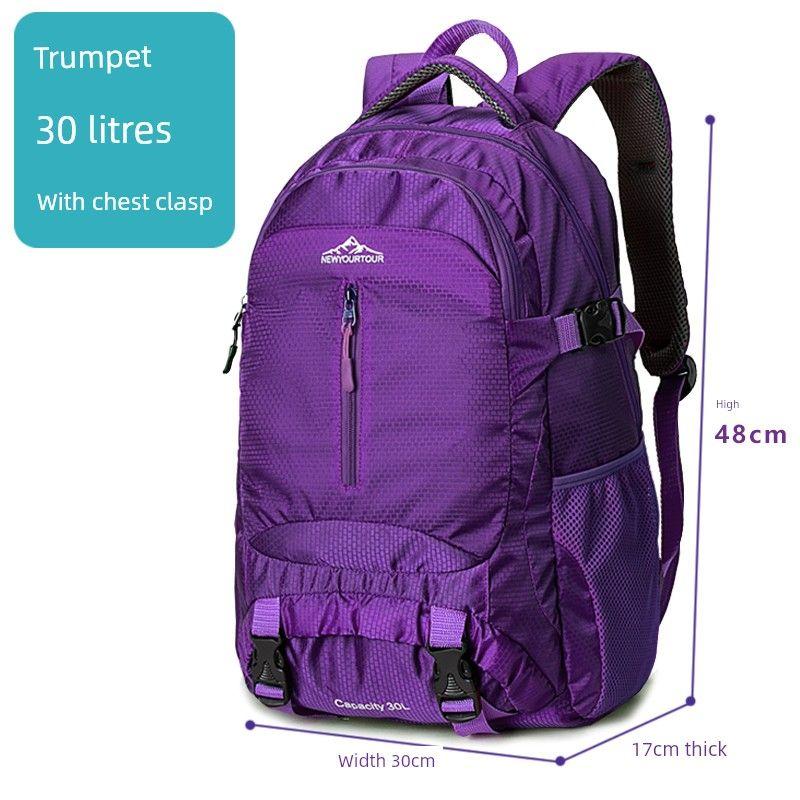

Large Capacity Men s Lightweight Outdoor Backpack Dark purple [small size] 30 liters