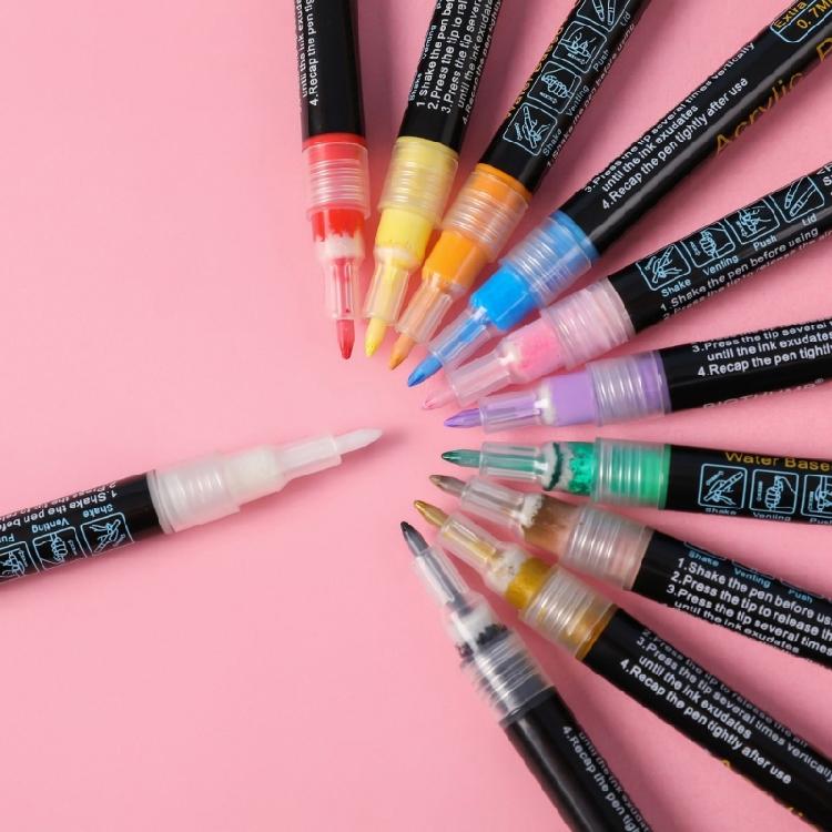 12/36 Color Acrylic Paint Pen Graffiti Pen Acrylic Pen Acrylic Paint Markers