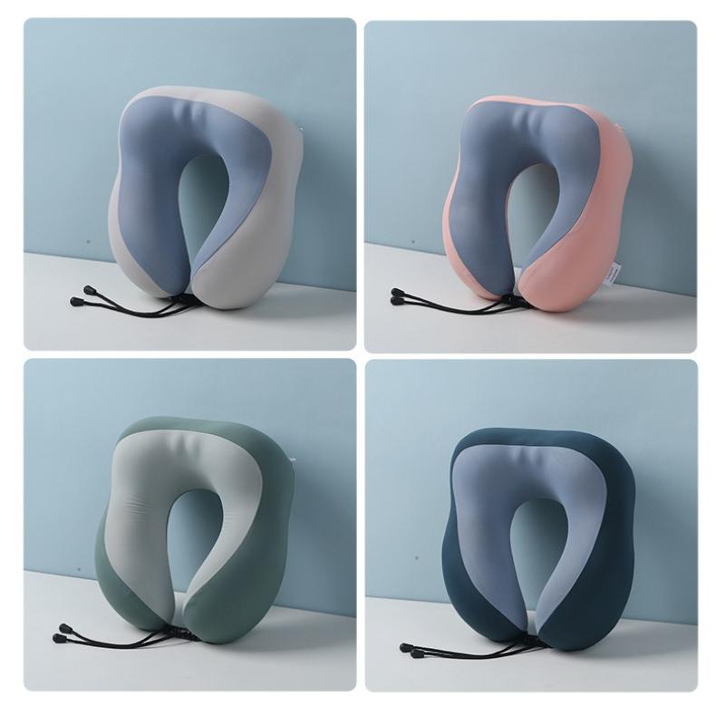 Pillow Portable U-Shaped Neck Pillow for Adults Ergonomic Travel  Office Nap Support Comfort for Neck Protection Neck  The Pillowcase Is Removable