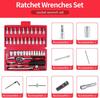 46pcs 46-in-1 Combination Mechanic Socket Wrench Tool Set Hard Case Customizable  for Car Motorcycle Bicycle Repair