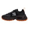 MLB Curve Runner Slip Resistant, Abrasion Resistant, Breathable Low top Casual Shoes Unisex Black 3ARNC035N-50BKS