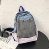 Schultasche Neue Vintage Denim Schüler Schultasche Große Kapazität Leichter Trend Rucksack Leichter Sport Reise Rucksack