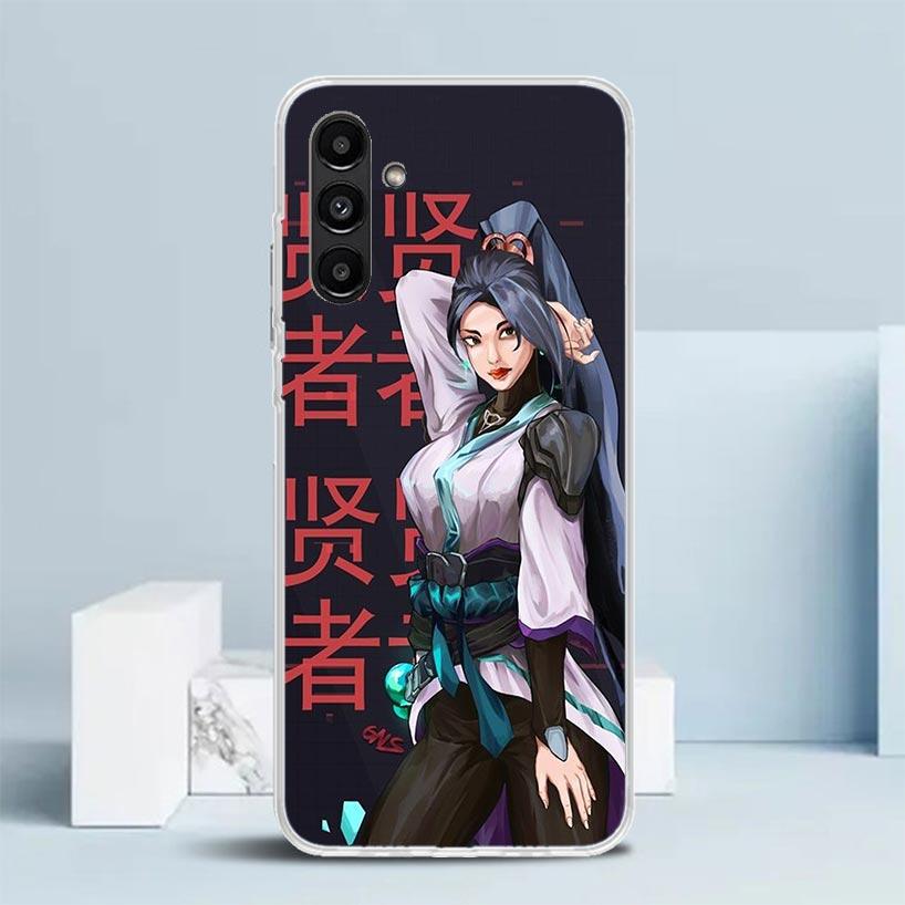 Valorant Sage Phone Case For Samsung Galaxy A17 A37 A57 A16 A15 A14 A13 A56 A55 A54 A53 A36 A35 A34 A33 A26 A25 A24 A23 Galaxy A