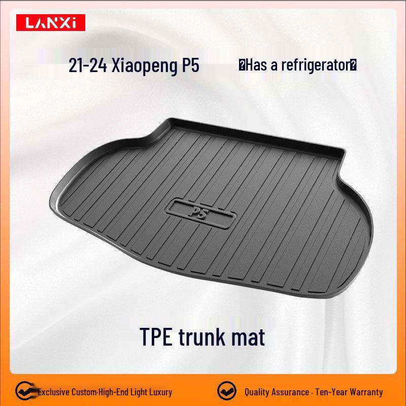 2024 Xiaopeng P5 TPE Trunk Mat - Tail Car Accessories for Interior Modification Xiaopeng P5