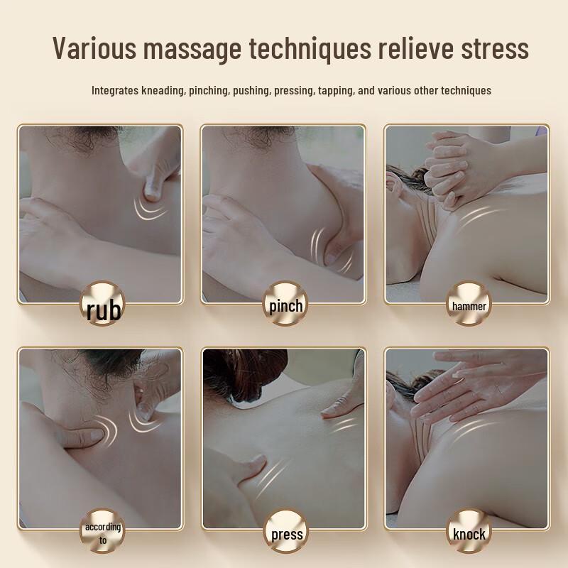 AUX S8 Full Body Kneading Massage Cushion CN Plug (adapter Included)