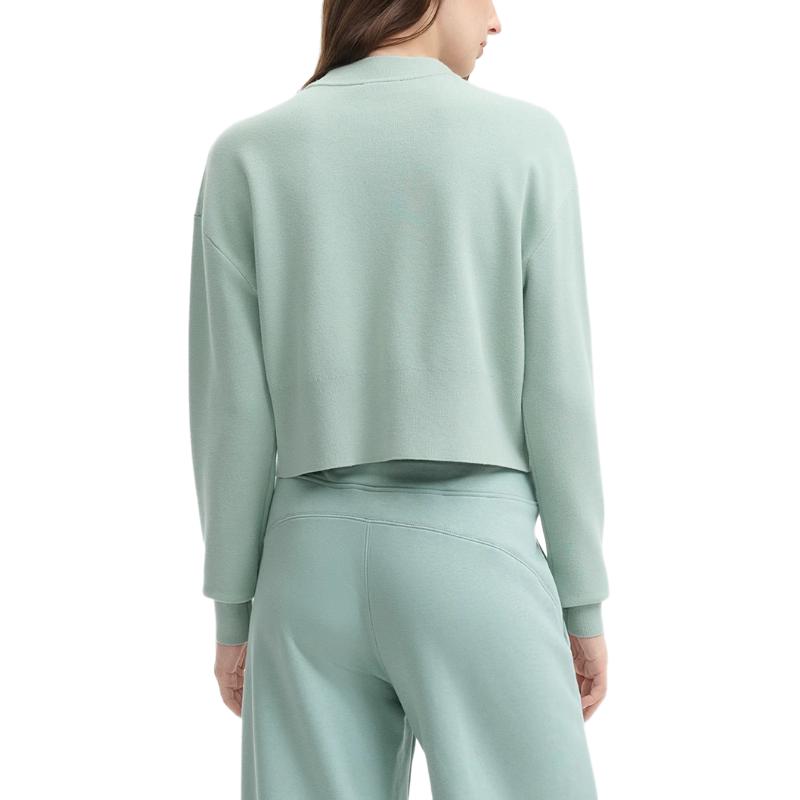 Fila Original Fashion Casual Comfortable Short Pullover Knit Sweater Women Sweater Green F51W449401F-LG