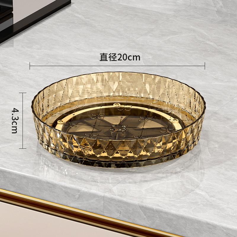 Rotating Cosmetic Storage Box with Multiple Functions - Home Seasoning and Condiment Storage Rack - Kitchen Storage Stand