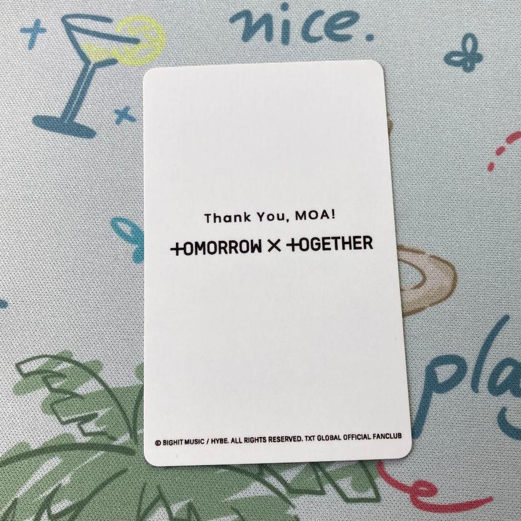 [USED] TXT FC New Membership Taehyung Introduction Bonus Fan Club Trading Card