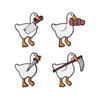 3-6 Stk./Set Tier-Serie Emaille-Anstecknadeln Capybara Frosch Cowboy Ente Killer-Huhn Broschen Reversabzeichen Schmuck Geschenk für Freunde