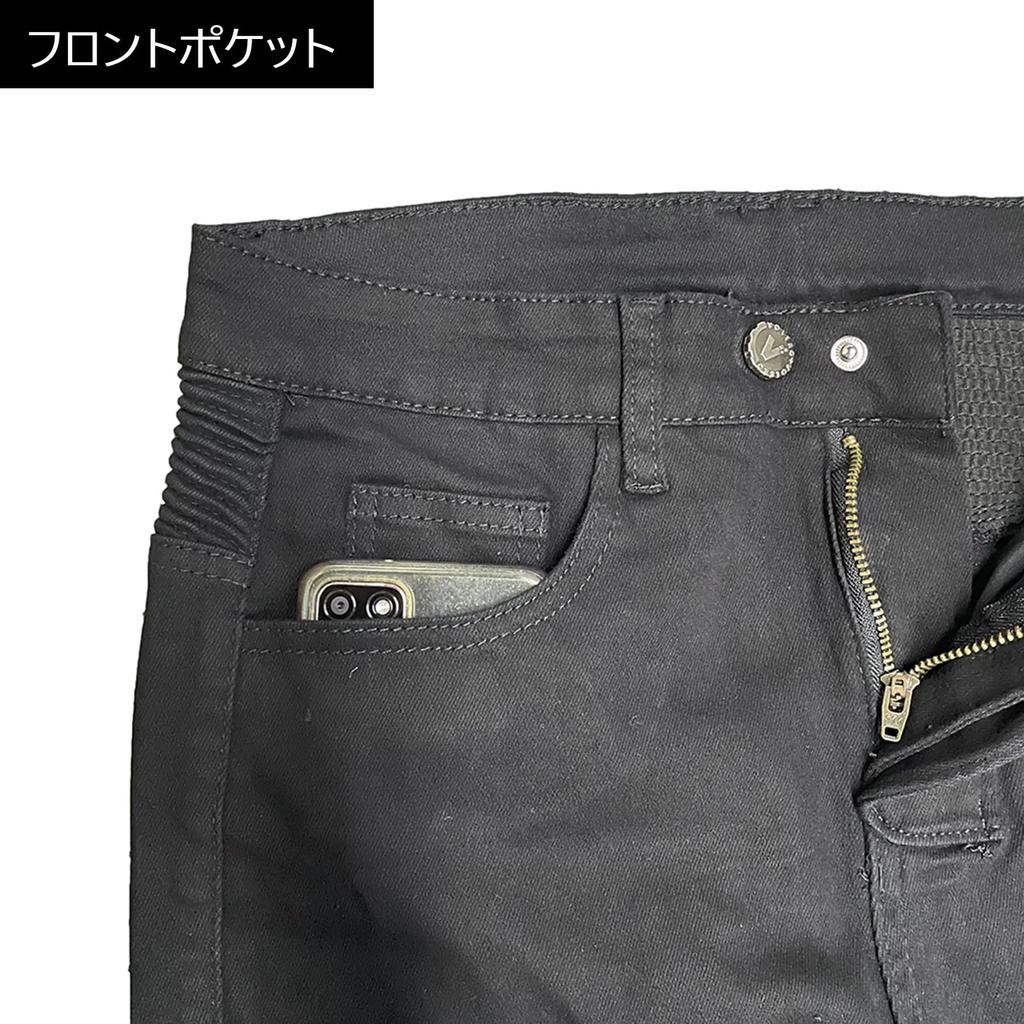 RENHE Motocyklové jezdecké kalhoty s ochrannou oděru Rovné Velikosti A až Vhodné pro a Podzim Dámské vybavení, Odolné, Přiléhavé, Strečové, Černé, XS,