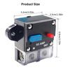 Circuit Breaker 12V-48VDC 50-300Amp for Trailer Vehicles Stereo Audios Solar System Inline Waterproof Solar Breaker