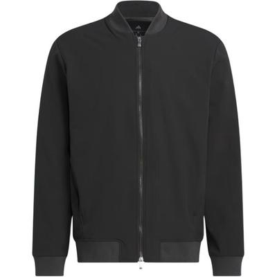 adidas Chaqueta Hombre Manga Larga con Cremallera Logo Chaqueta Negra JL5367