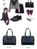 Bolso de Hombro Tipo Maletín PU de Uniforme Escolar Japonés - Unisex