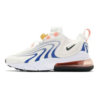 Zapatillas Air Max 270 React ENG Vela Azul Carreras para Mujer Crema Negro CW8605-100