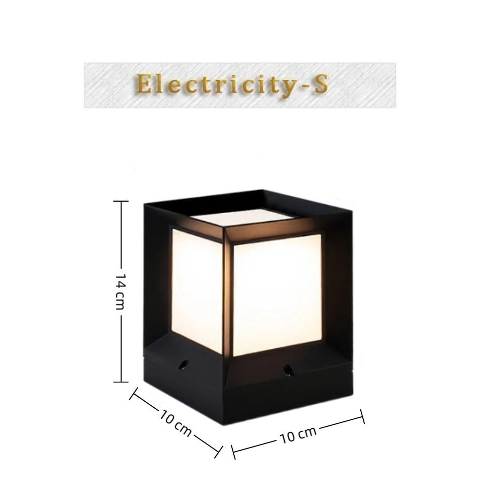 Modern E27 Led Outdoor Post Light Column Pier Enclosure Fixture Column Lights 220V IP54 Waterproof Electric Cap Lights Fence