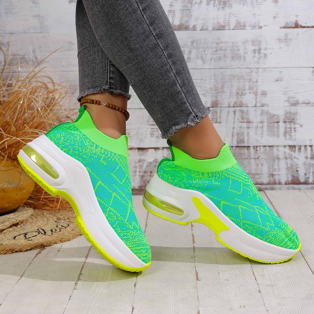 Women Sneakers Outdoor Casual Soft Sole Women Mesh Shoes 2025 Autumn Round Toe Shoes Mesh Breathable Non-Slip Sneakers Women
