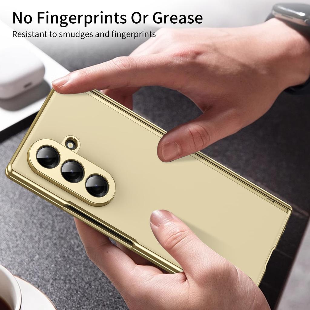 Plating Colorful AG Aluminium Alloy Hinge Protect Case for Samsung Galaxy Z Fold 8 7 6 5 4 3 Glass Screen Film Anti-drop Cover