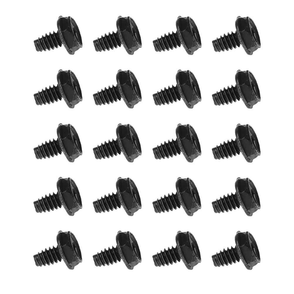 100Pcs Computer Case Screws Metal Pci Slot Screw Round Head Replacement Screws Computer Power Supply Fastener Pc Mounting
